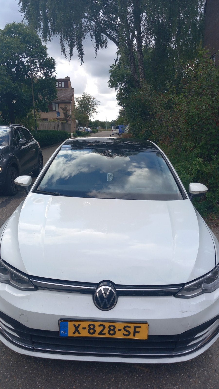 Volkswagen Golf 8 , 1.5 Etsi 150pk 7-DSG 2020 Wit, Auto-onderdelen, Ophalen, Gebruikt, Volkswagen, Spatbord