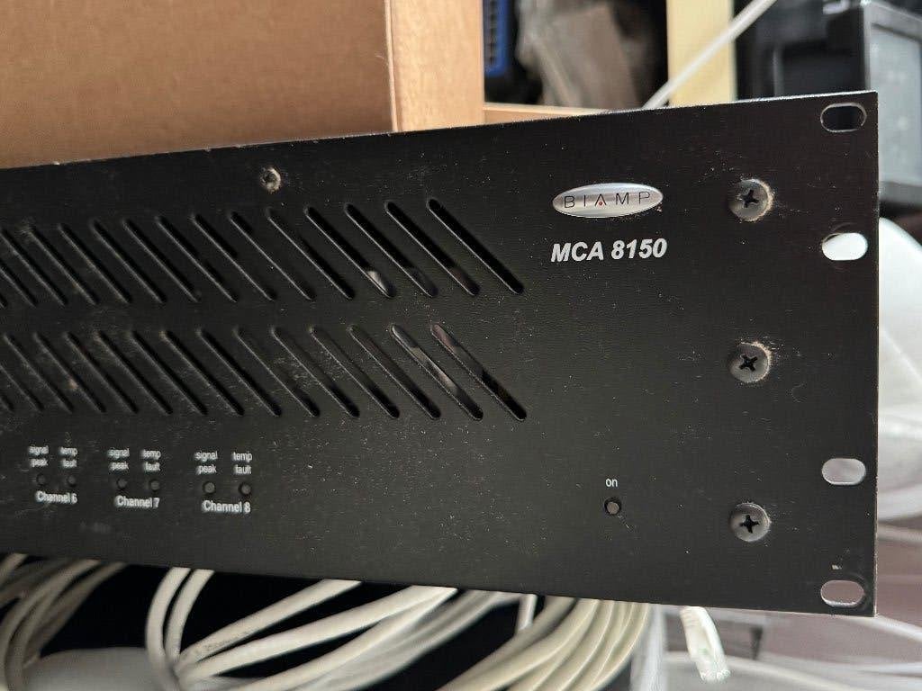 Biamp MCA 8150 Versterker - Gebruikt, Ophalen of Verzenden, Gebruikt, 1000 watt of meer, Overige typen