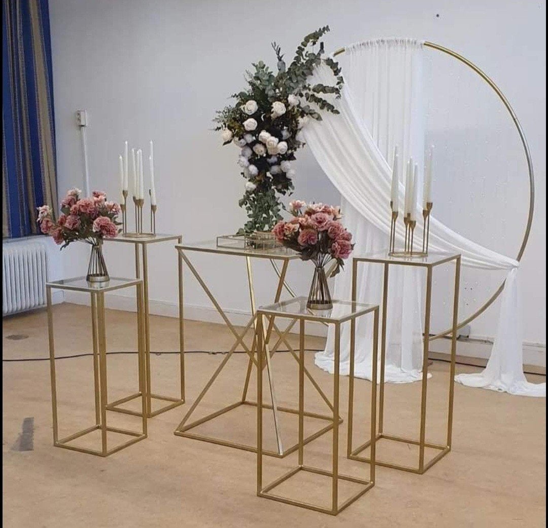Gouden decoratie set voor evenementen, Ophalen, Gebruikt
