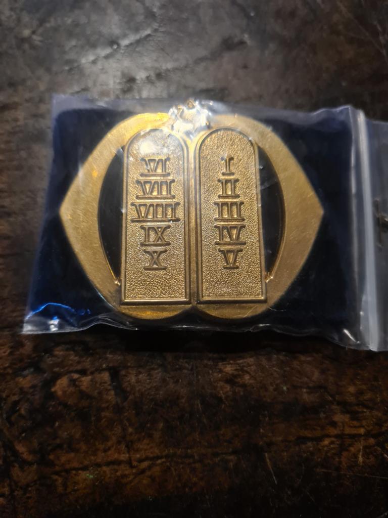Barett embleem joodse geestelijke verzorging binnen defensie, Verzamelen, Ophalen of Verzenden, Landmacht, Nederland, Embleem of Badge