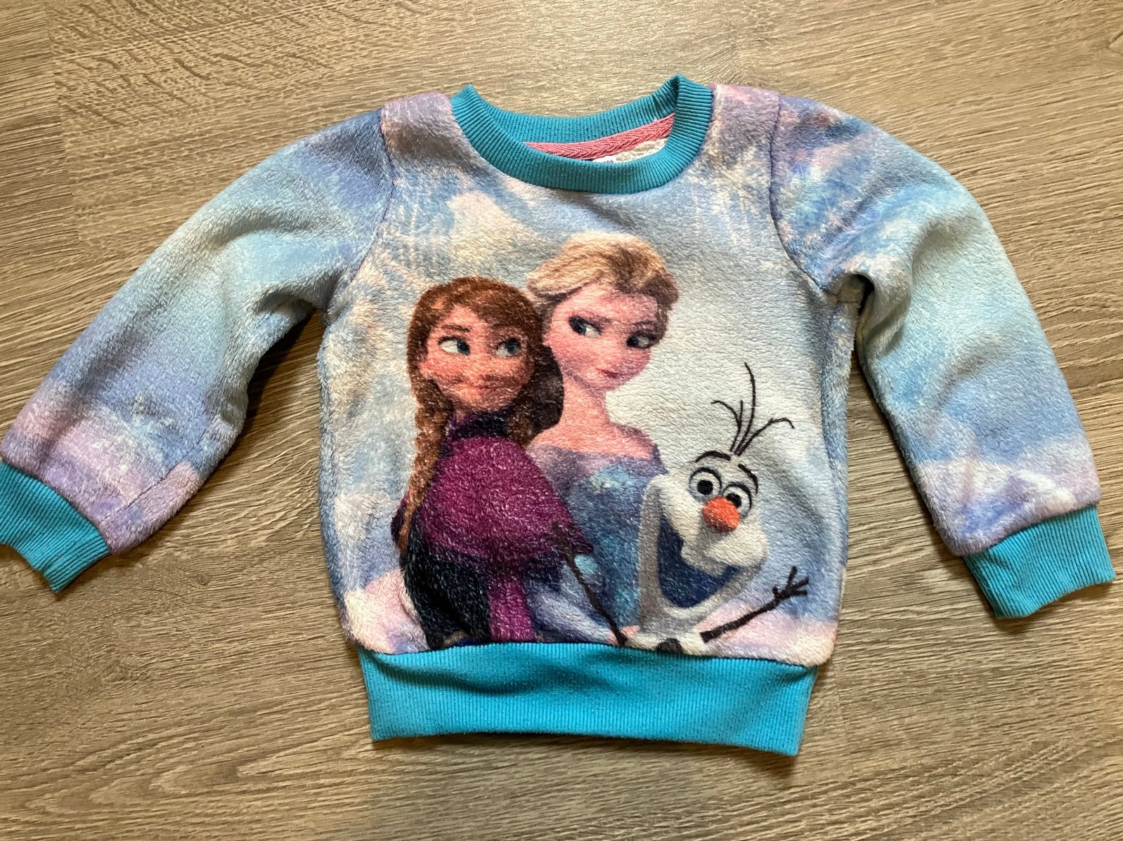 Frozen trui voor meisjes - Elsa, Anna en Olaf 98 104, Ophalen of Verzenden, Gebruikt, Meisje, Trui of Vest