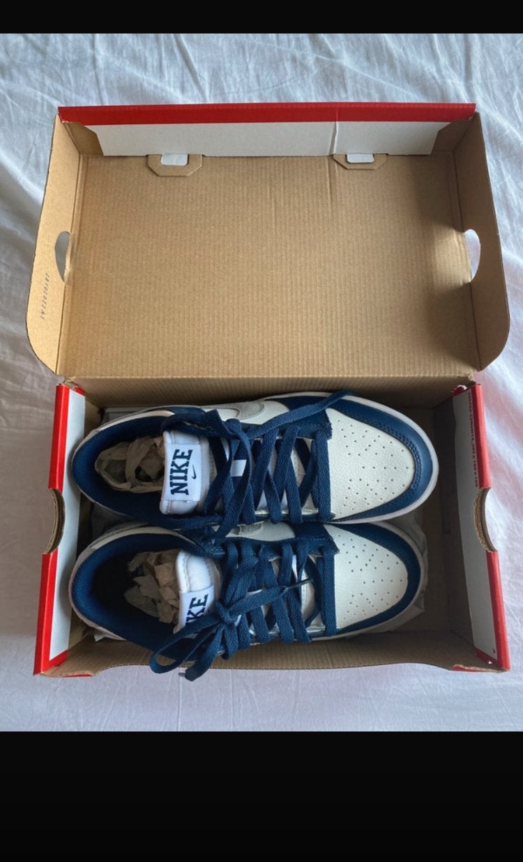 Nike Dunk Low - Nieuw in doos, Nike, Verzenden, Blauw, Sneakers of Gympen