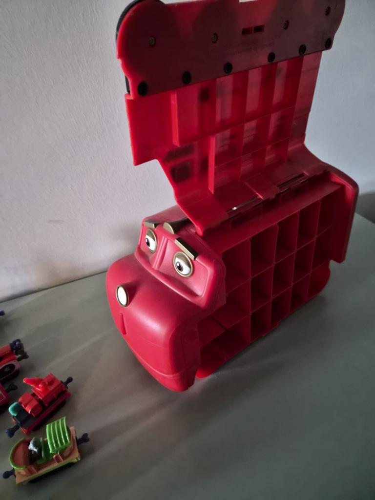 Chuggington Treinen Collectie met Opbergwagon, Ophalen, Gebruikt