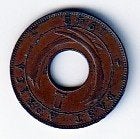 1  cent  1942  East-Afrika. km. 29, Ophalen of Verzenden, Overige landen, Losse munt