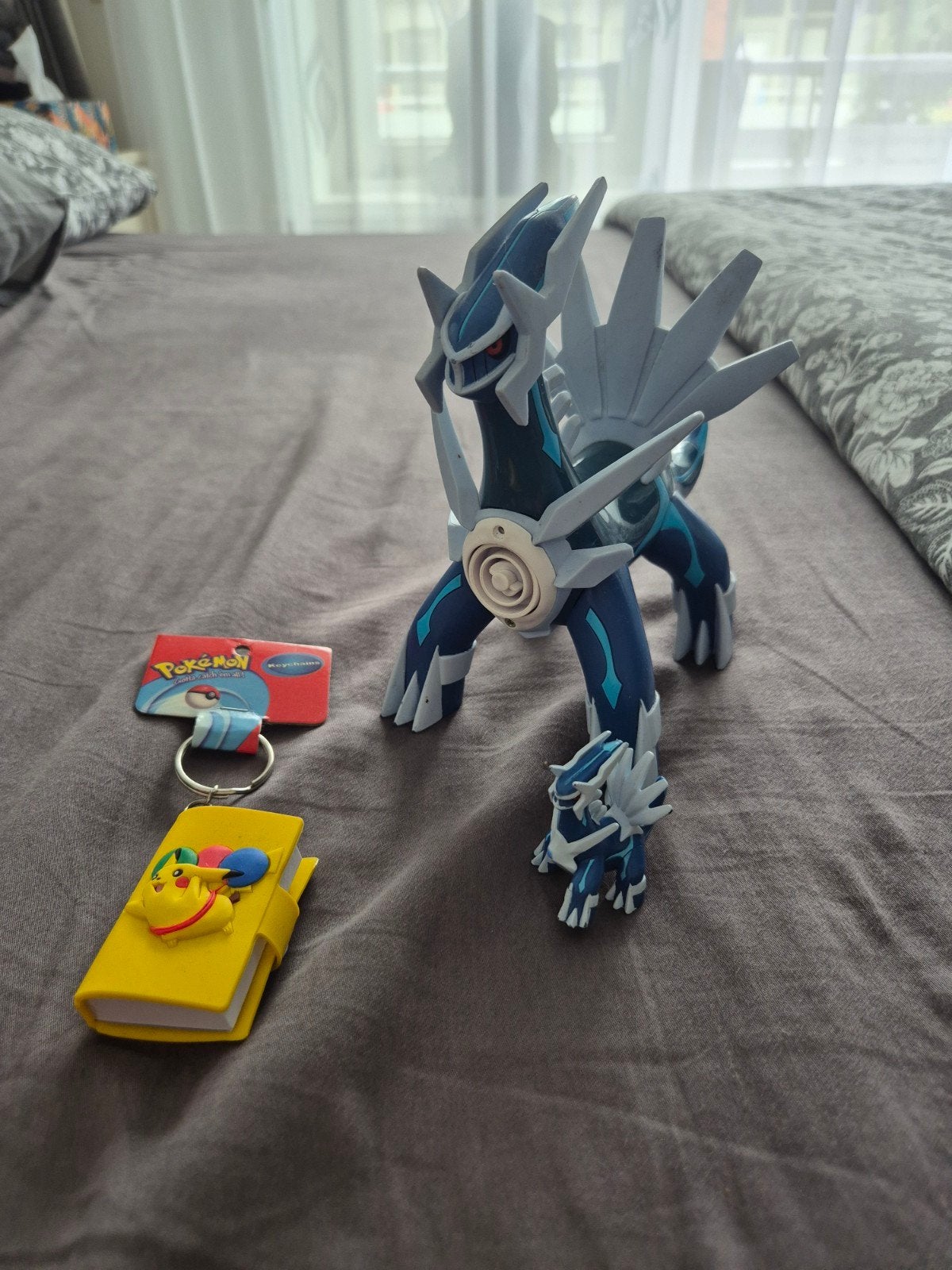 Pokémon Dialga Figuren Set met Pikachu Notitieboekje, Ophalen, Zo goed als nieuw