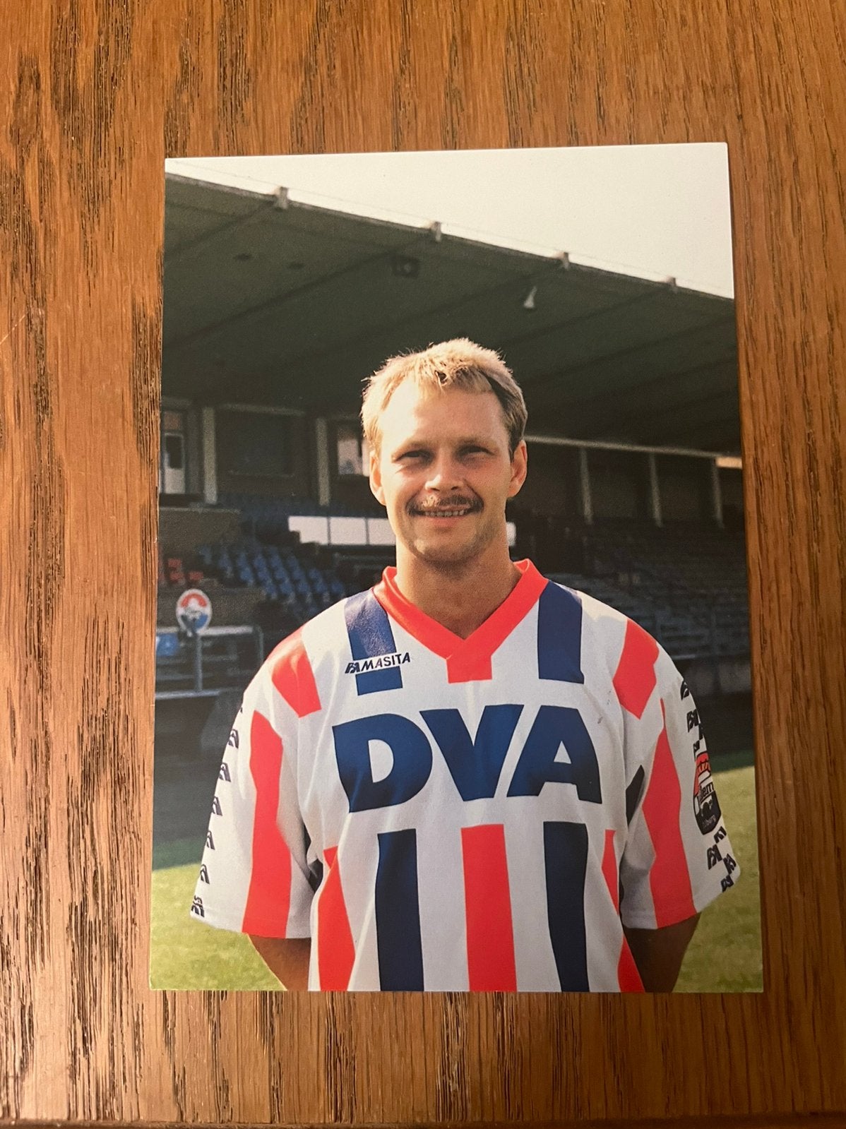Oude Spelerskaart Hans Meeuwsen, Willem II, jaren  80/90, Verzamelen, Verzenden, Zo goed als nieuw, Willem II, Spelerskaart