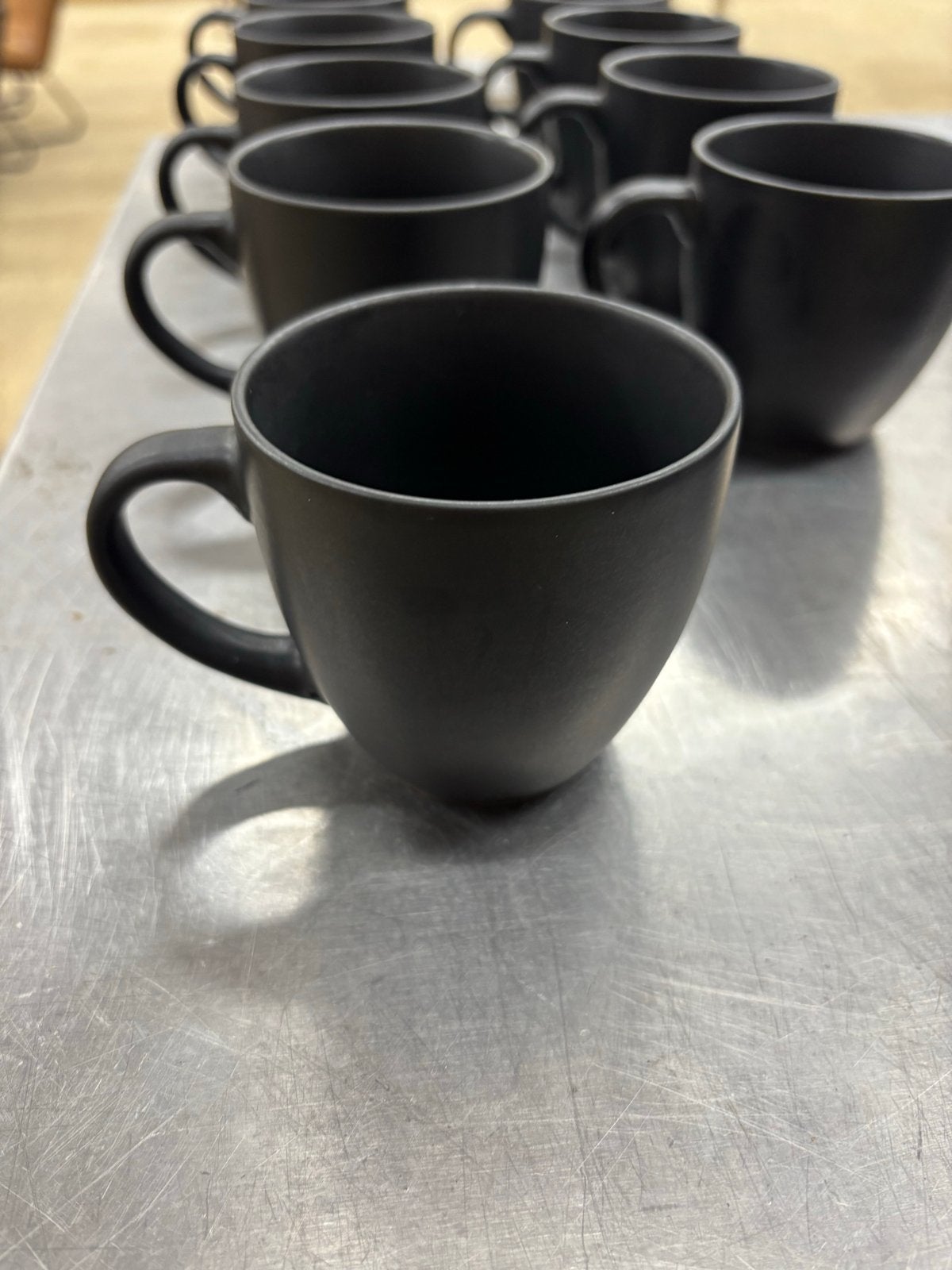 118 Zwarte Mokken - Cook! Culinary Tableware, Ophalen, Zwart, Steen/keramiek, Overige merken