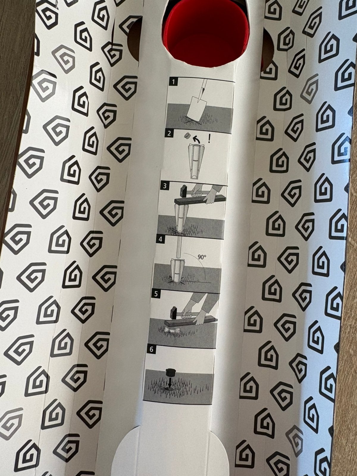 Grondanker Brabantia self assembly, Tuin en Terras, Ophalen, Nieuw, Droogmolen