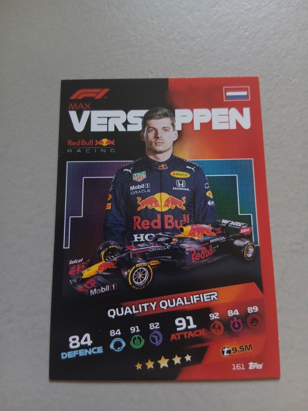 Max Verstappen Topps Turbo Attax 2021 F1 Trading Card, Hobby en Vrije tijd, Ophalen of Verzenden, Zo goed als nieuw, Losse kaart