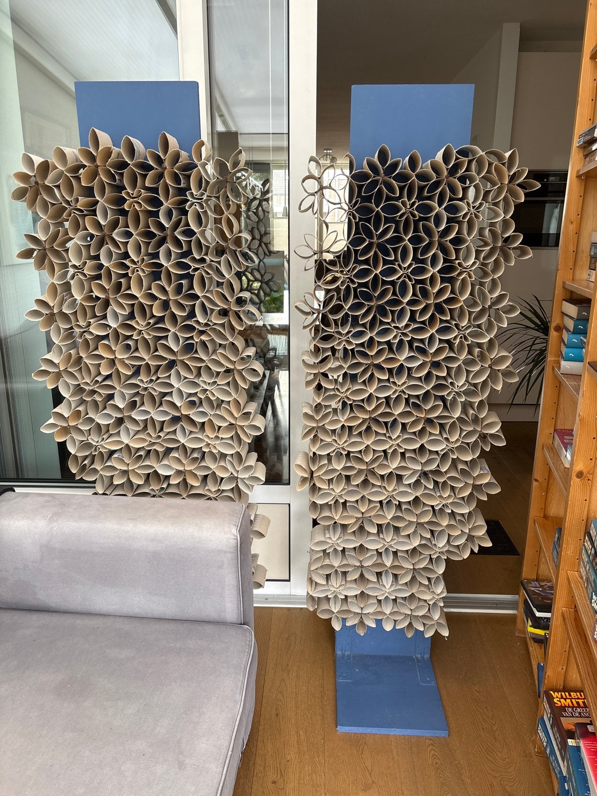 Originele Roomdividers - Zelfgemaakt Kunstproject, Ophalen, Gebruikt