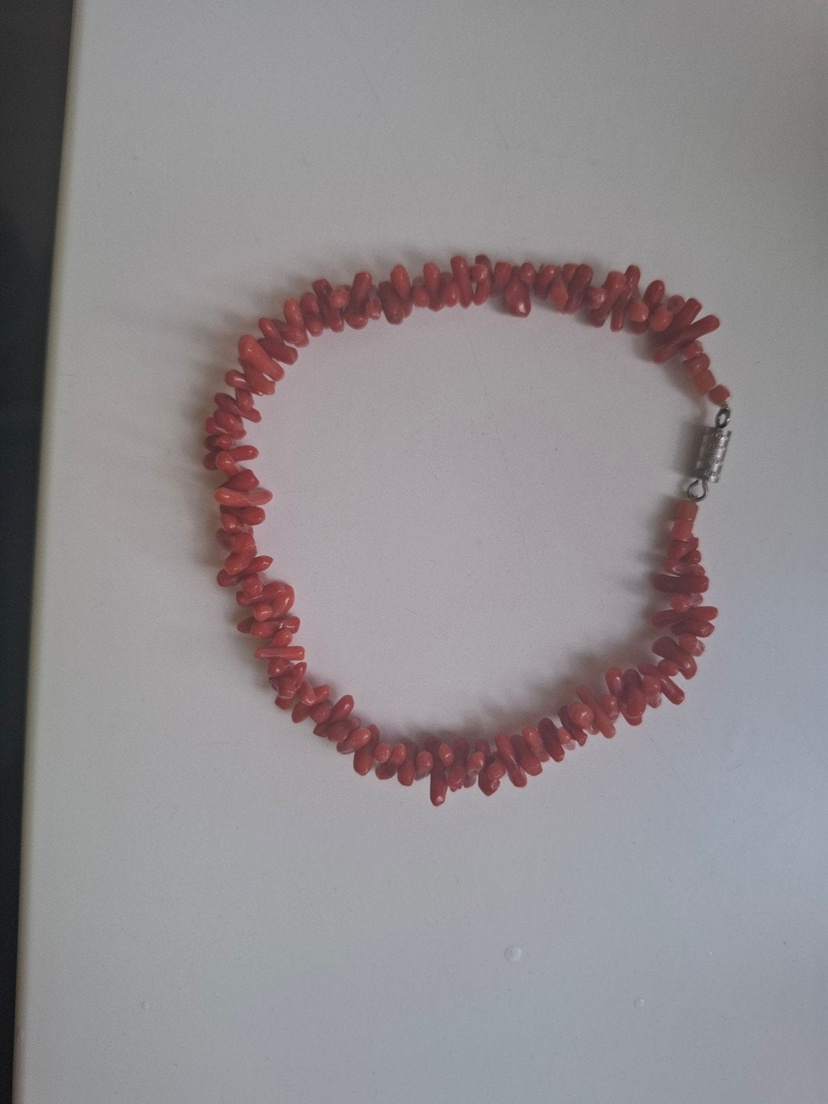 Koraal Armband - Rode Koraal Sieraden, Ophalen of Verzenden, Gebruikt, Rood, Overige materialen