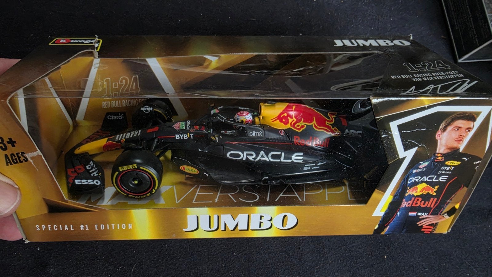 Bburago Red Bull Racing RB18 2022 Max Verstappen 1:24, Ophalen of Verzenden, Nieuw, Auto, Bburago