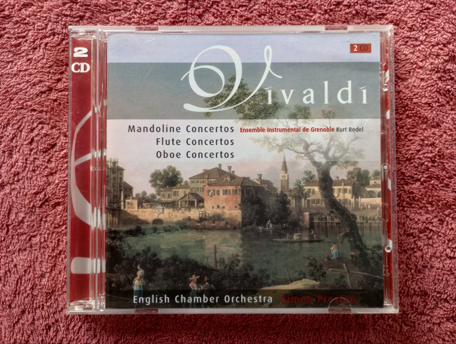 Vivaldi Mandoline Flute Oboe Concertos - Simon Preston 2CD, Gebruikt, Met libretto, Ophalen of Verzenden, Orkest of Ballet