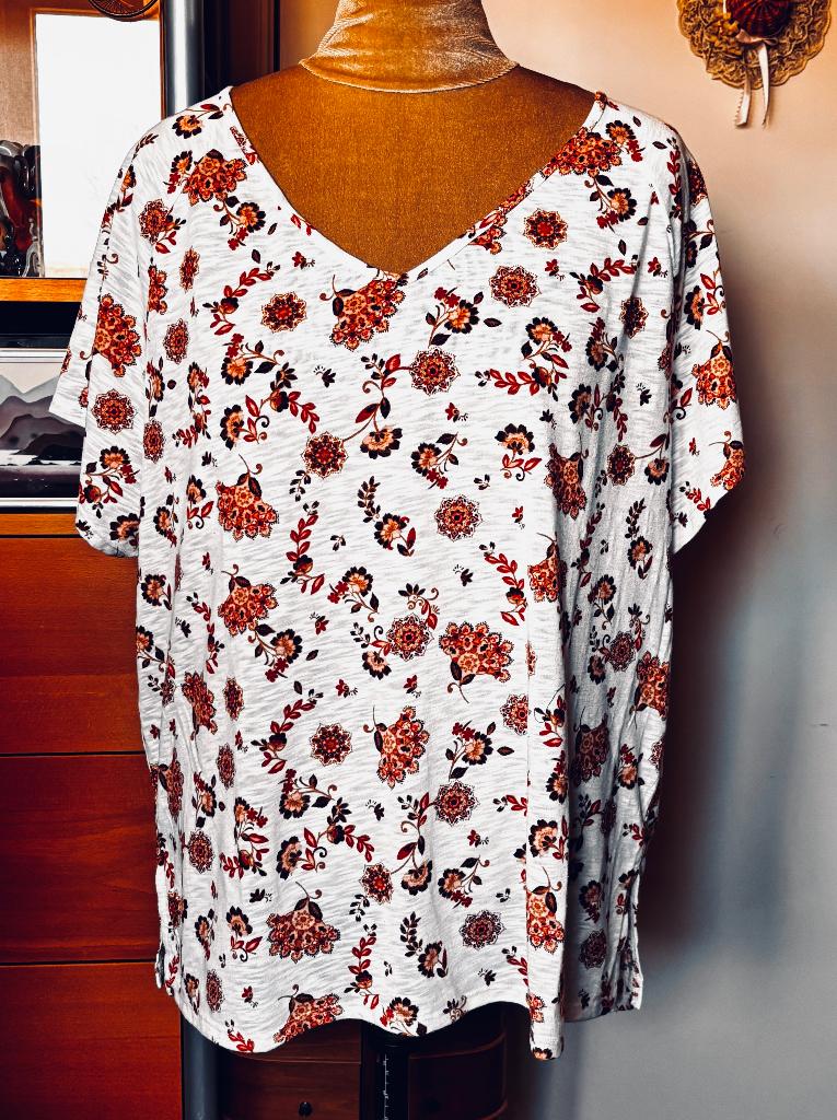 Per Una  creme/bruin multi top maat 52 NIEUW, Overige kleuren, Maat 46/48 (XL) of groter, Ophalen of Verzenden, Zo goed als nieuw
