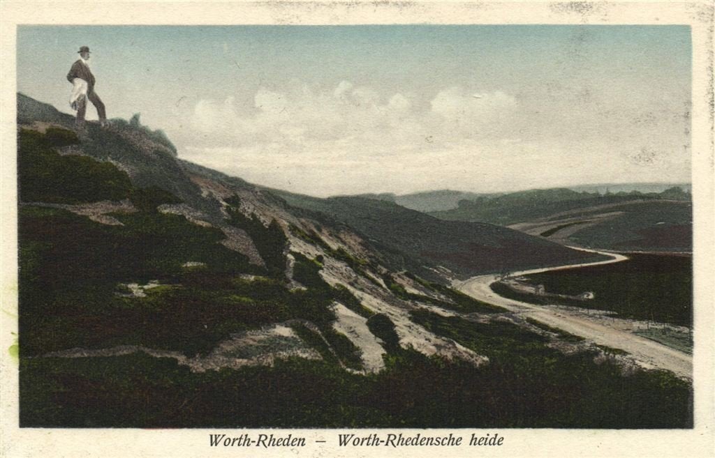 Worth-Rheden - Worth-Rhedensche heide - ongelopen, Ophalen of Verzenden, 1920 tot 1940, Ongelopen, Gelderland