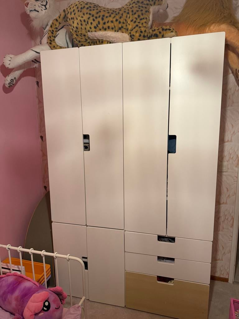 Smastad / Platsa kledingkast met lades, Kinderen en Baby's, Kinderkamer | Commodes en Kasten, Gebruikt, Kast, 105 cm of meer, Ophalen of Verzenden
