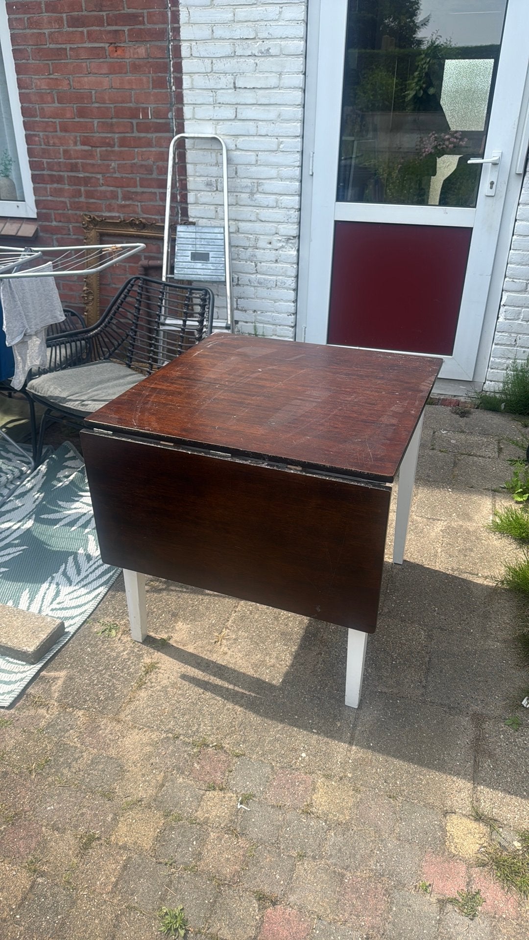 Kleine tafel, Ophalen
