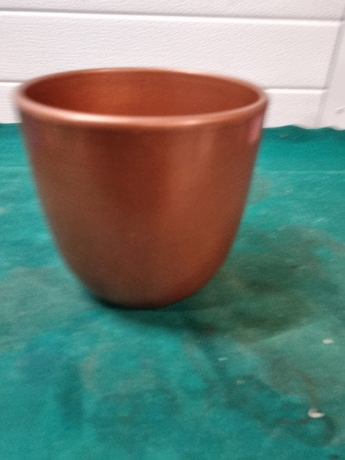 bloempot koper kleurig aardewerk, Tuin en Terras, Bloempotten, Ophalen of Verzenden, 'T Olde Gre-j, Info@toldegrej.nl, Endepoelstraat 20f Didam