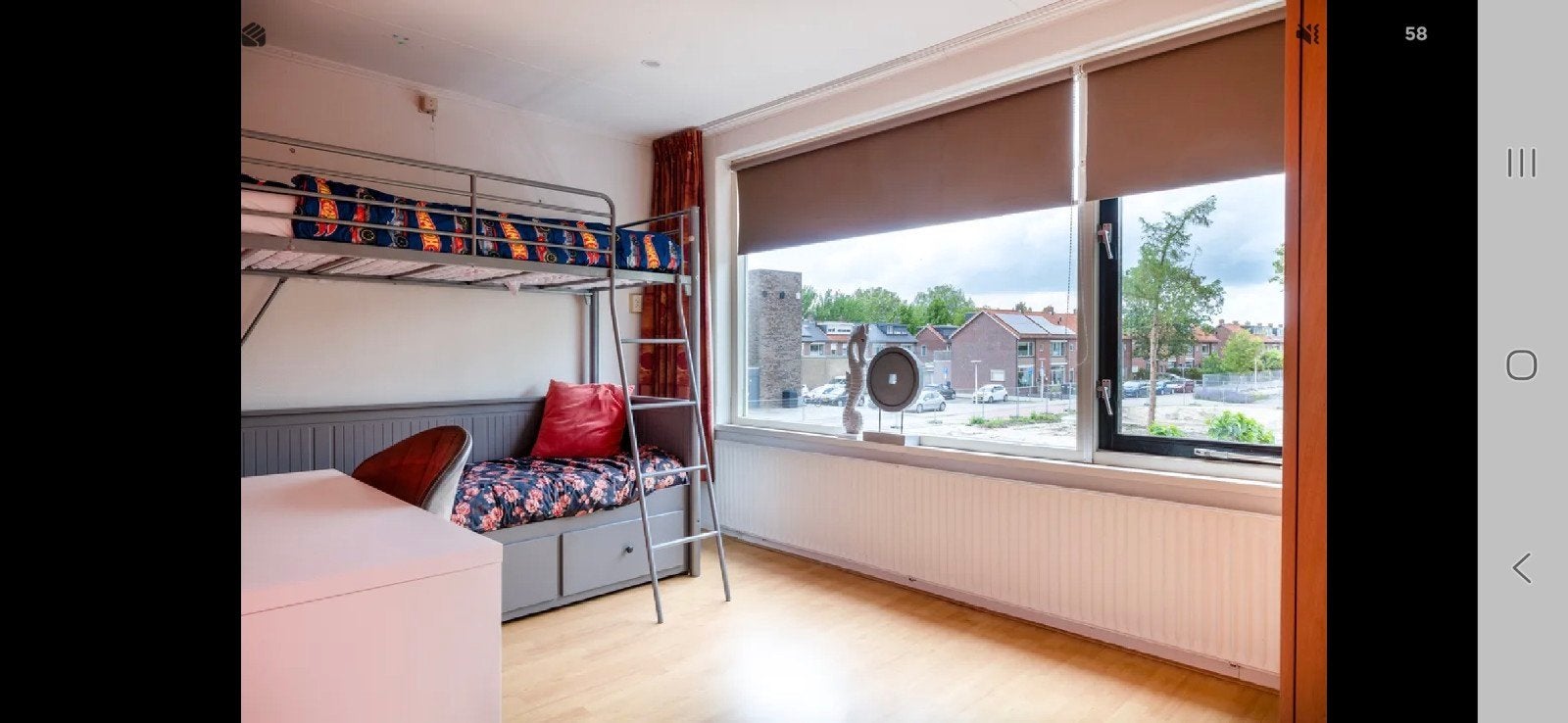 IKEA Hoogslaper met rek voor bureau, Gebruikt, Eenpersoons, Ophalen of Verzenden, 200 cm
