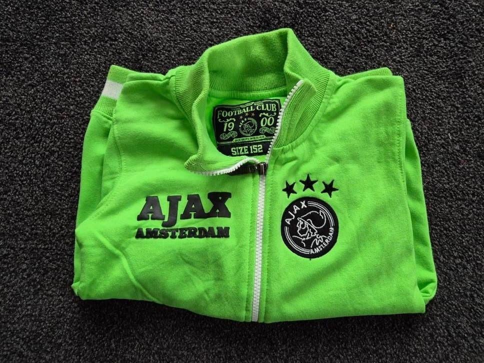 Ajax vest maat 152, Ophalen of Verzenden, Zo goed als nieuw, Jongen of Meisje, Trui of Vest
