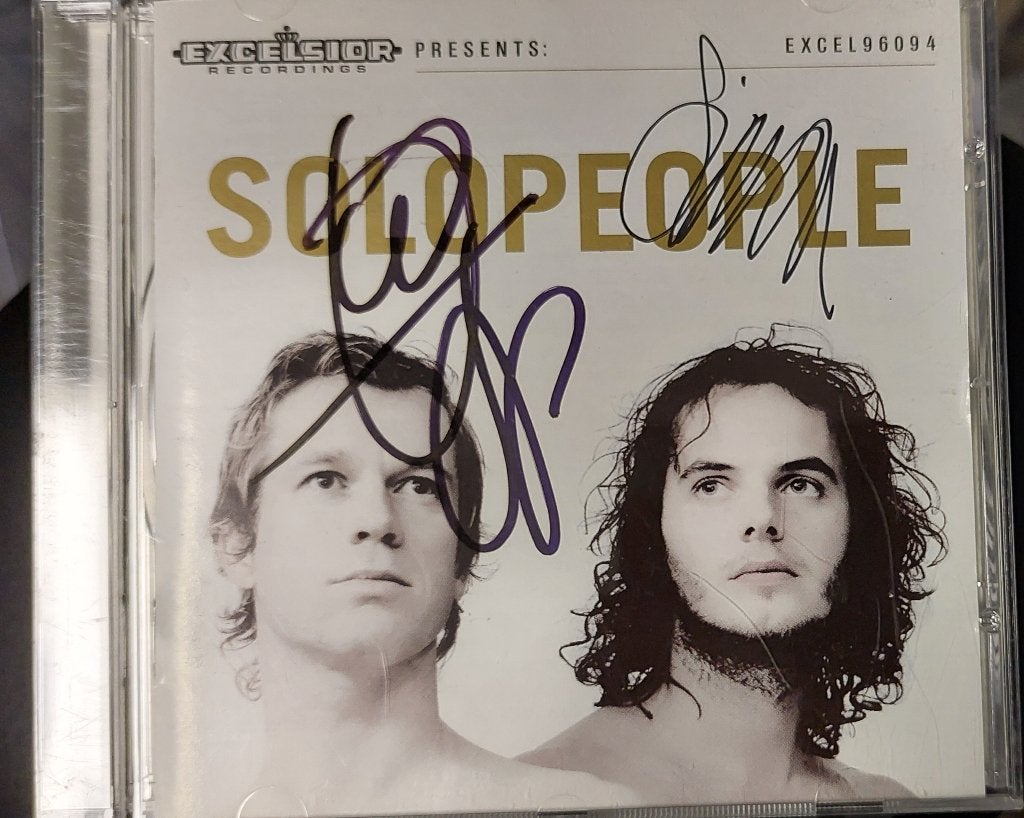 Gesigneerde cd Solopeople, Ophalen of Verzenden, Gebruikt, Gesigneerd