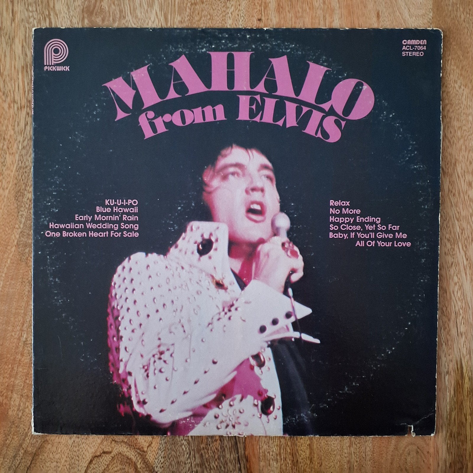 Elvis Presley Mahalo from Elvis, Cd's en Dvd's, Vinyl | Pop, Ophalen of Verzenden, Gebruikt, 12 inch, LP