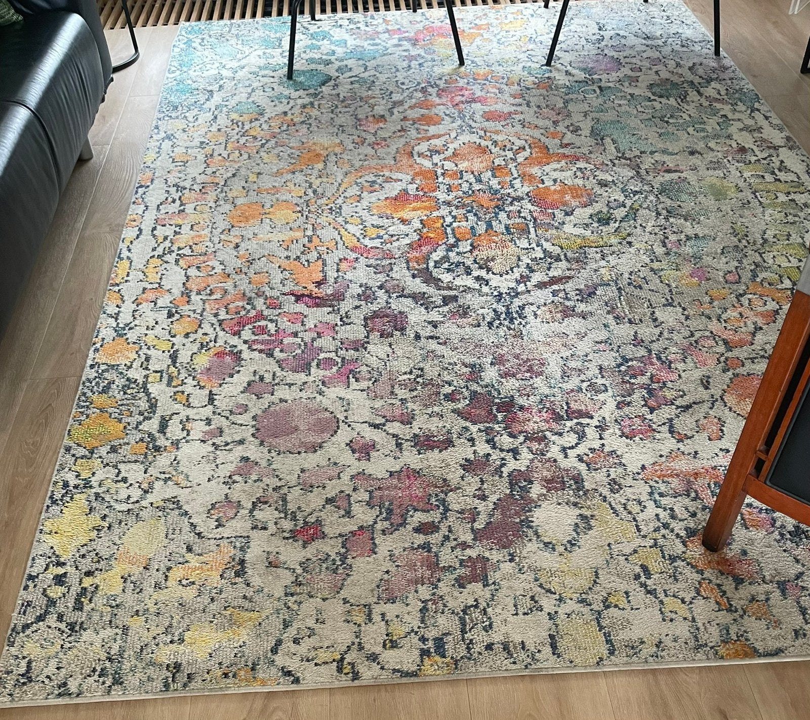 Kleurrijk Tapijt /vloerkleed 200 - 300 cm, Ophalen, Gebruikt, 200 cm of meer, 200 cm of meer