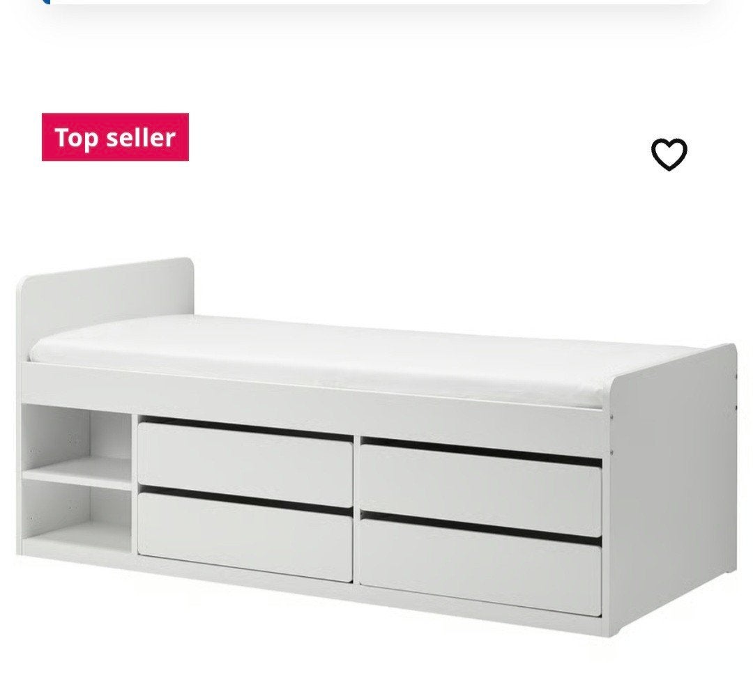 1 persoons bed, Ophalen, Gebruikt, 90 cm, Eenpersoons