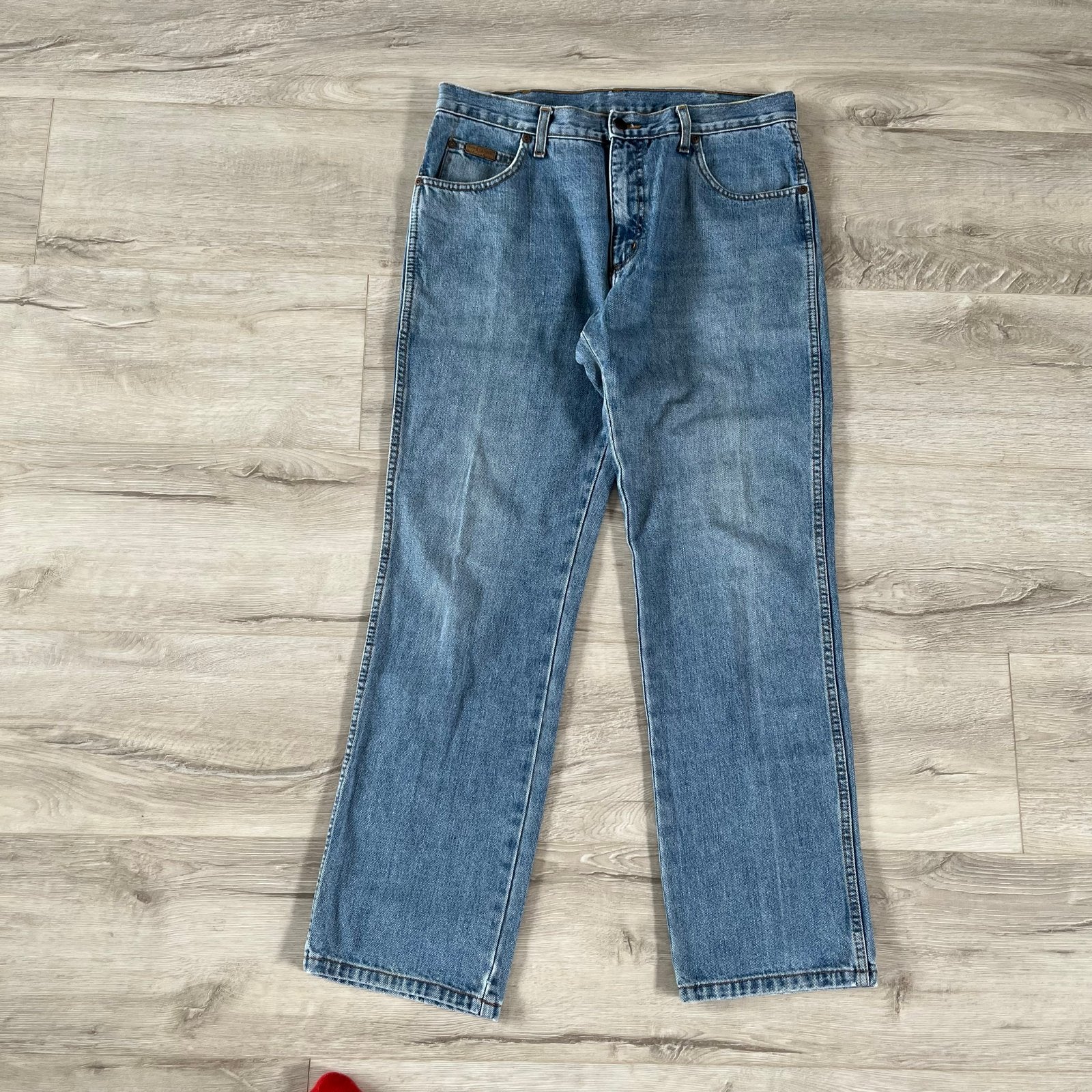 Wrangler Texas Jeans - lichtblauw - W34 L30, Ophalen of Verzenden, Gedragen, Blauw, W33 - W34 (confectie 48/50)