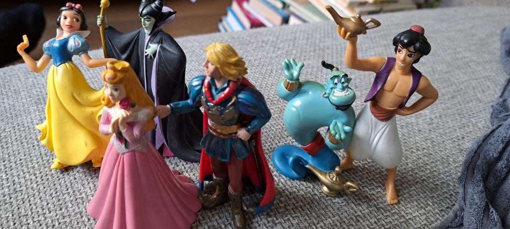 Bullyland Disney figuren: Aladdin, Doornroosje, Sneeuwwitje, Ophalen of Verzenden