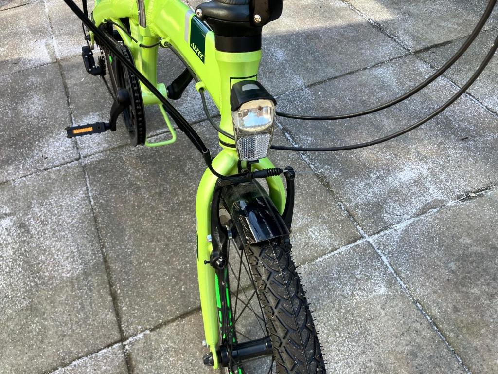 NIEUW || Marine Altec vouwfiets (Gaat weg ivm gezondheid), 20 inch of meer, Velgrem, Versnellingen, Zo goed als nieuw