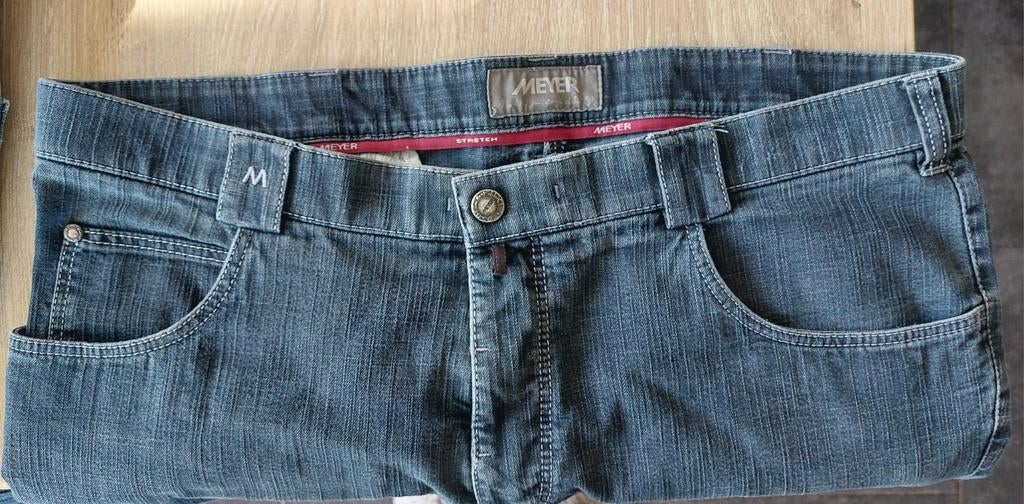 Meijer Jeans Grijs/Blauw Maat 54 (W38/L34), Ophalen of Verzenden, Meijer