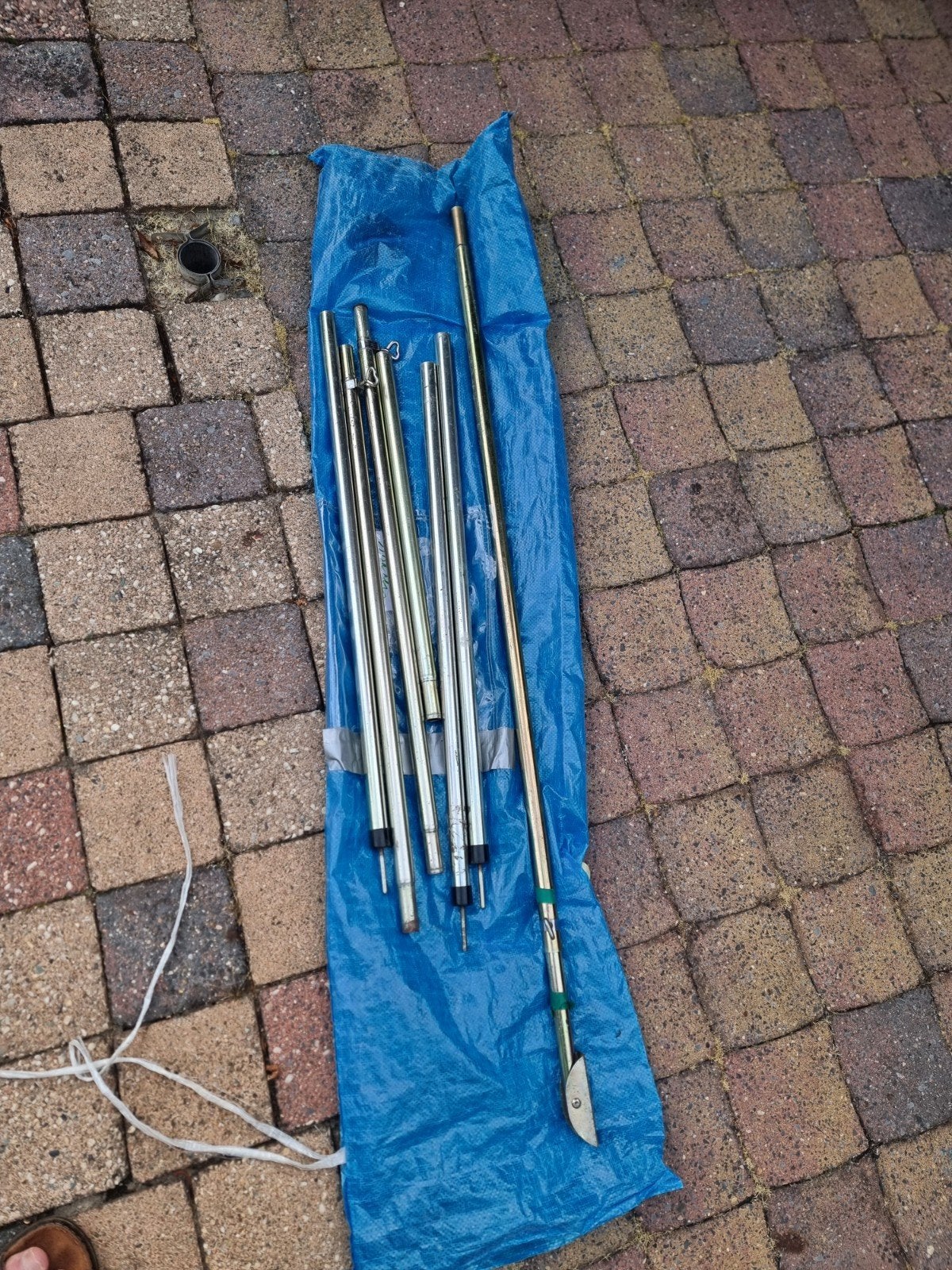 Diverse tent/luifelstokken, Ophalen, Gebruikt