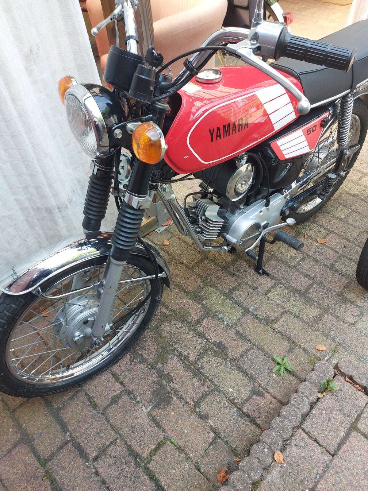 yamaha fs1 2RU  bj1987, Fietsen en Brommers, Brommers | Oldtimers, Ophalen, Maximaal 45 km/u, Yamaha, 4 versnellingen