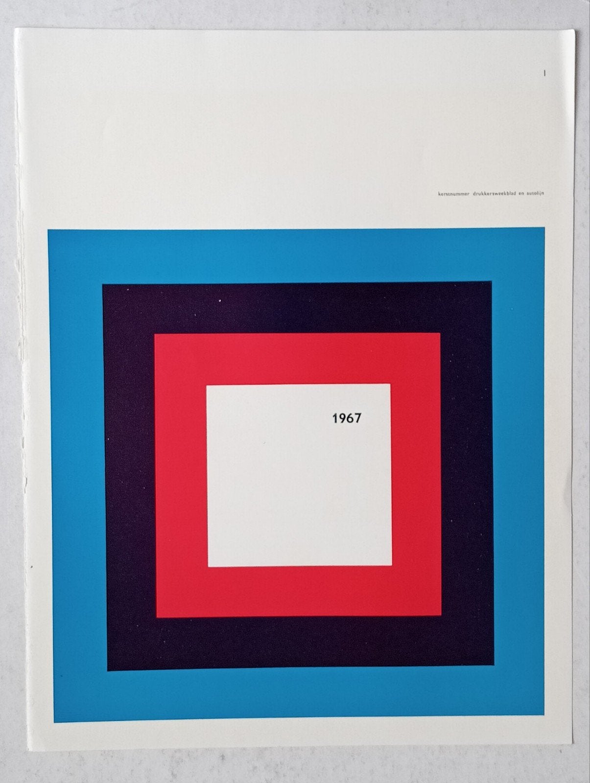 Geometrische compositie 1967, Ophalen of Verzenden
