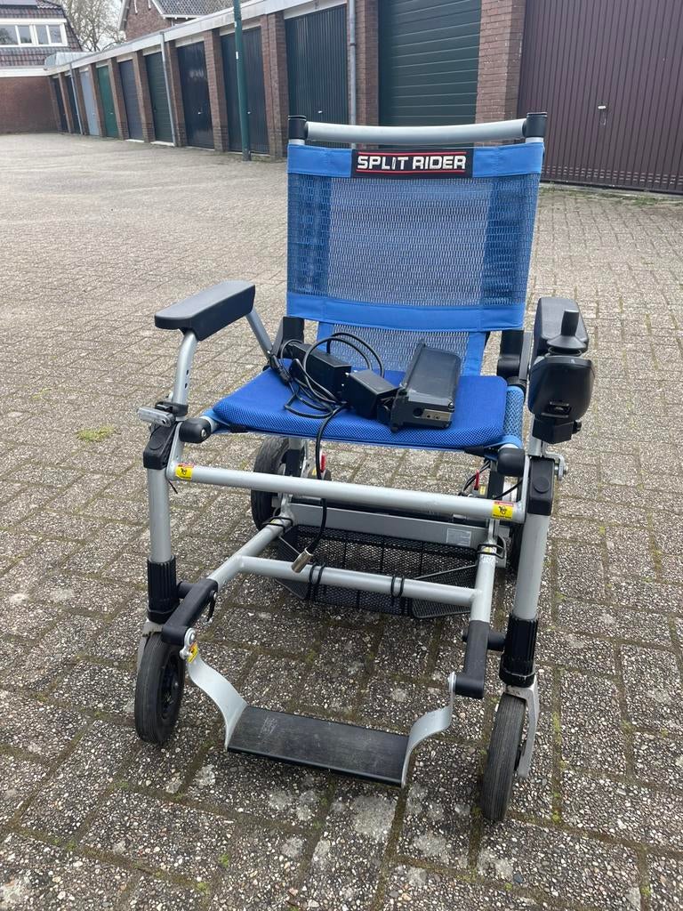 “Splitrider” elektrische opvouwbare rolstoel, Ophalen, Gebruikt, Elektrische rolstoel