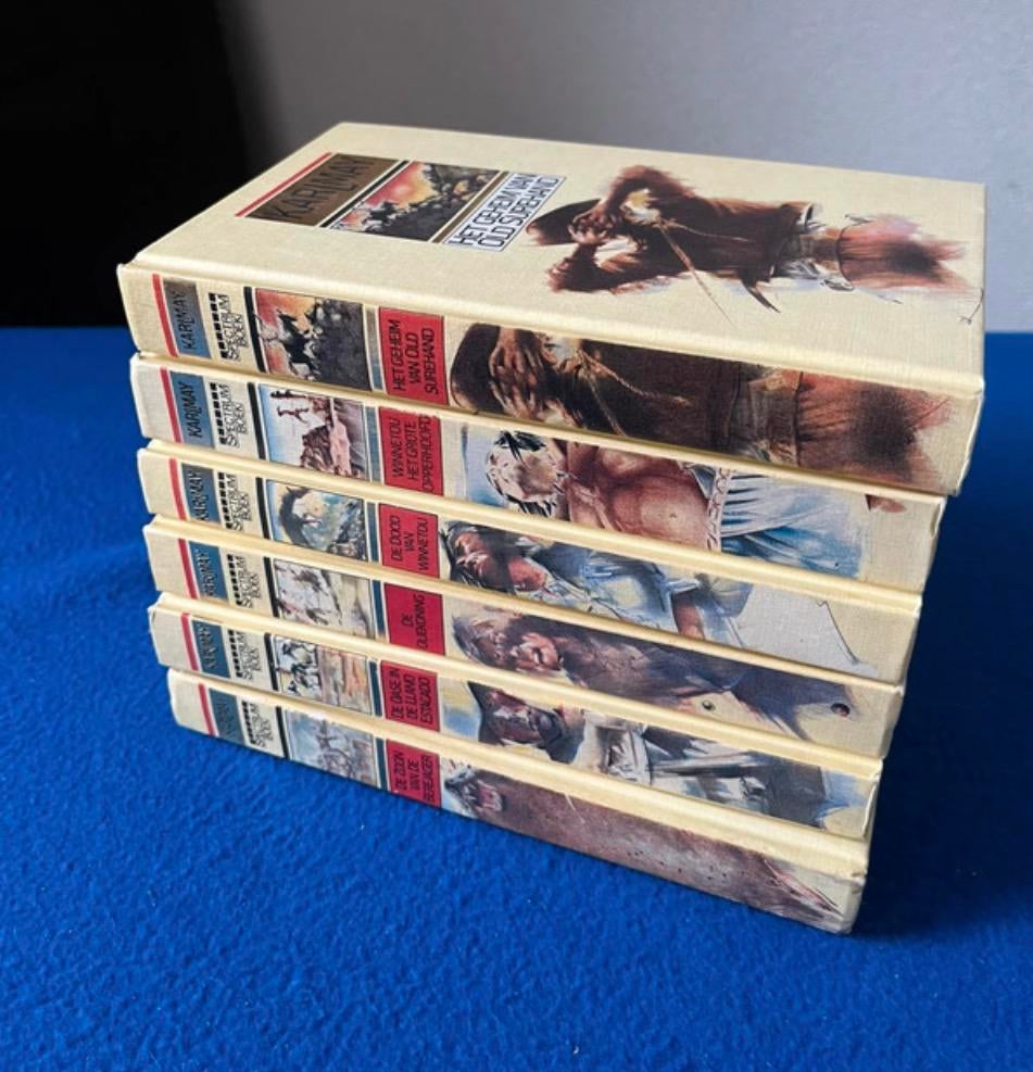 Vintage Serie Karl May,  6 delen, Ophalen of Verzenden, Gelezen