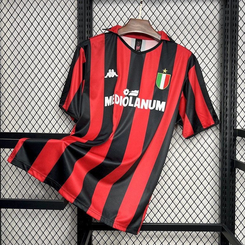[RETRO] AC MILAN THUIS SHIRT 1990/91 | MET EIGEN BEDRUKKING, Nieuw, Overige maten, Ophalen of Verzenden, Voetbal