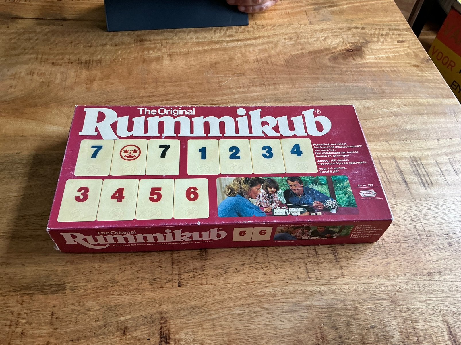 Rummikub grote stenen, Hobby en Vrije tijd, Ophalen of Verzenden, Gebruikt