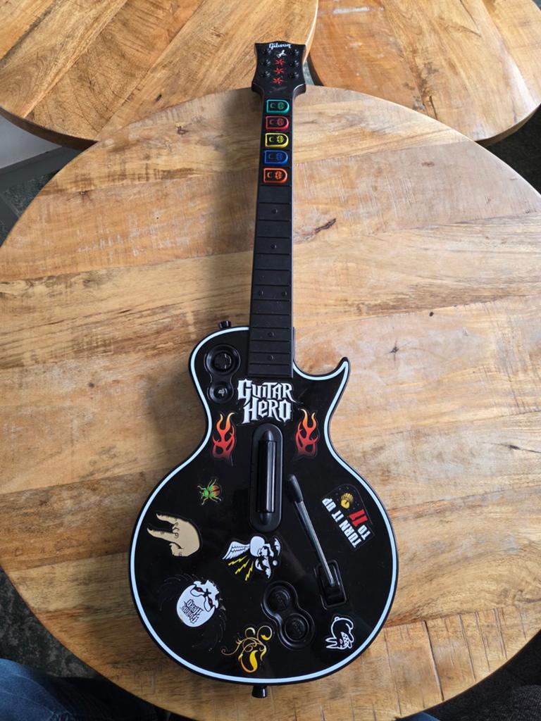 Guitar Hero Les Paul Draadloze Gitaar (PS3) - RedOctane, Gebruikt, Gitaar, Drumstel of Dj-set, PlayStation 3, Ophalen of Verzenden