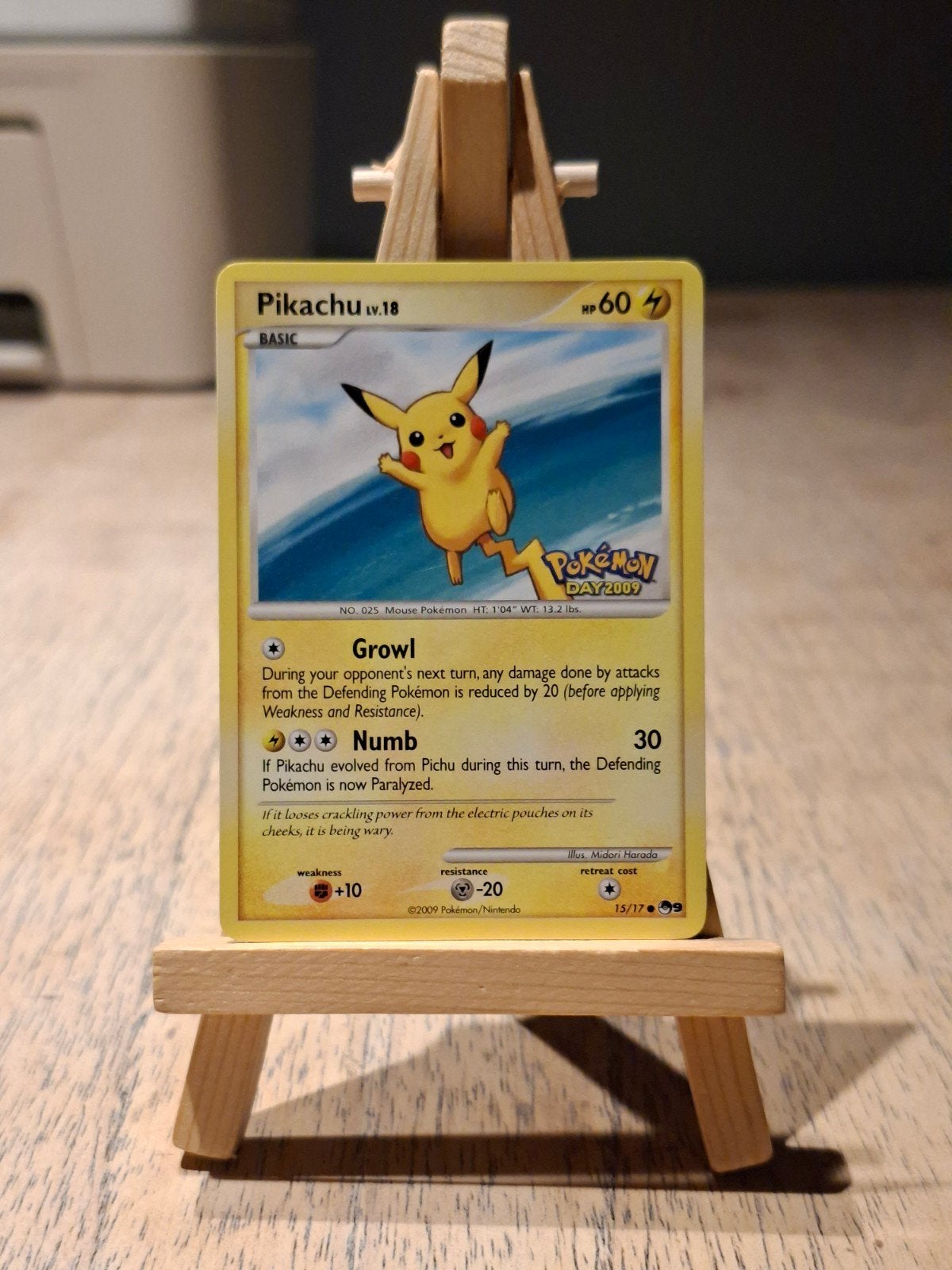 Pikachu 15 pokemon day 2009, Ophalen of Verzenden, Zo goed als nieuw