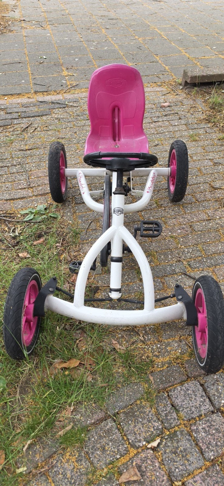 BERG buddy skelter (roze/wit), Ophalen, Gebruikt, Berg