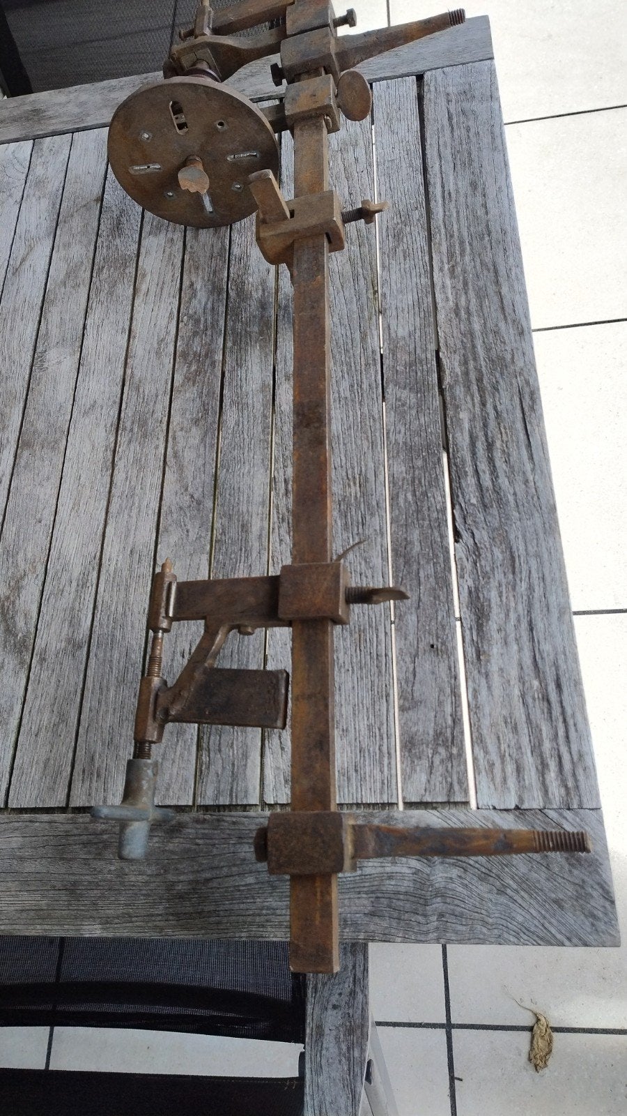 Hout draaibank, Ophalen