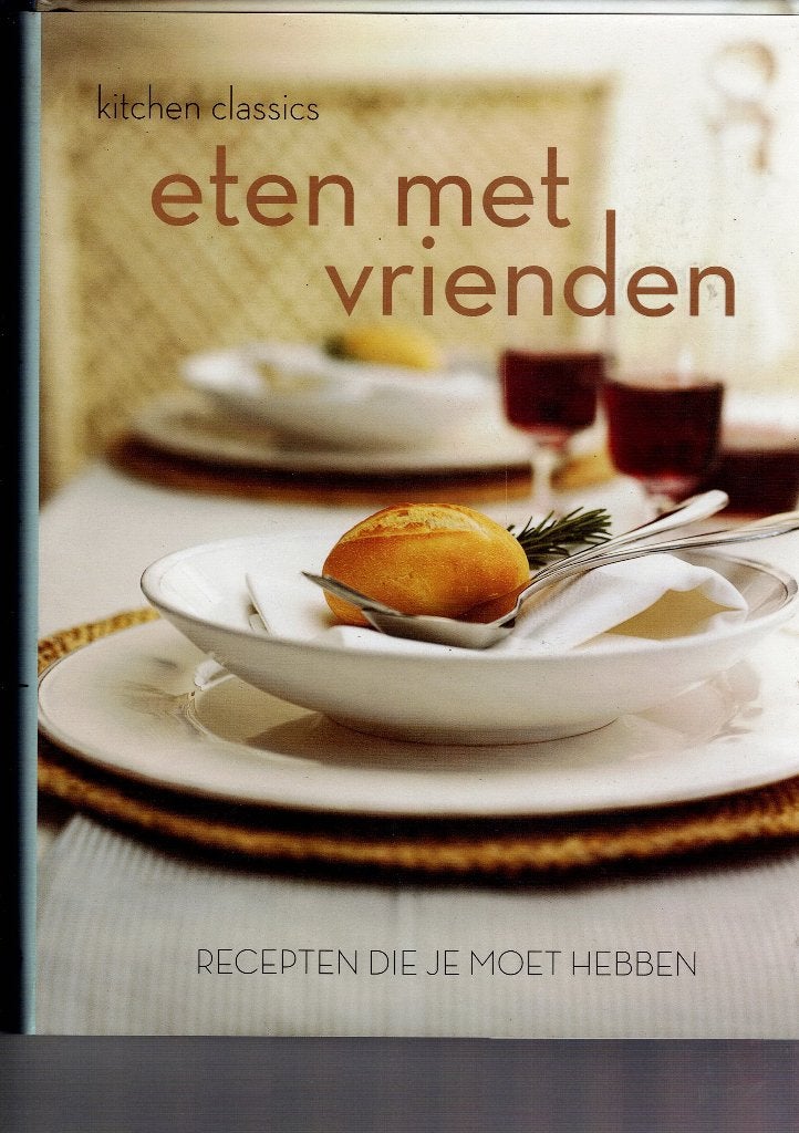 Kookboek Eten met vrienden Kitchen classics-mint con-€12,50, Boeken, Ophalen of Verzenden, Nieuw