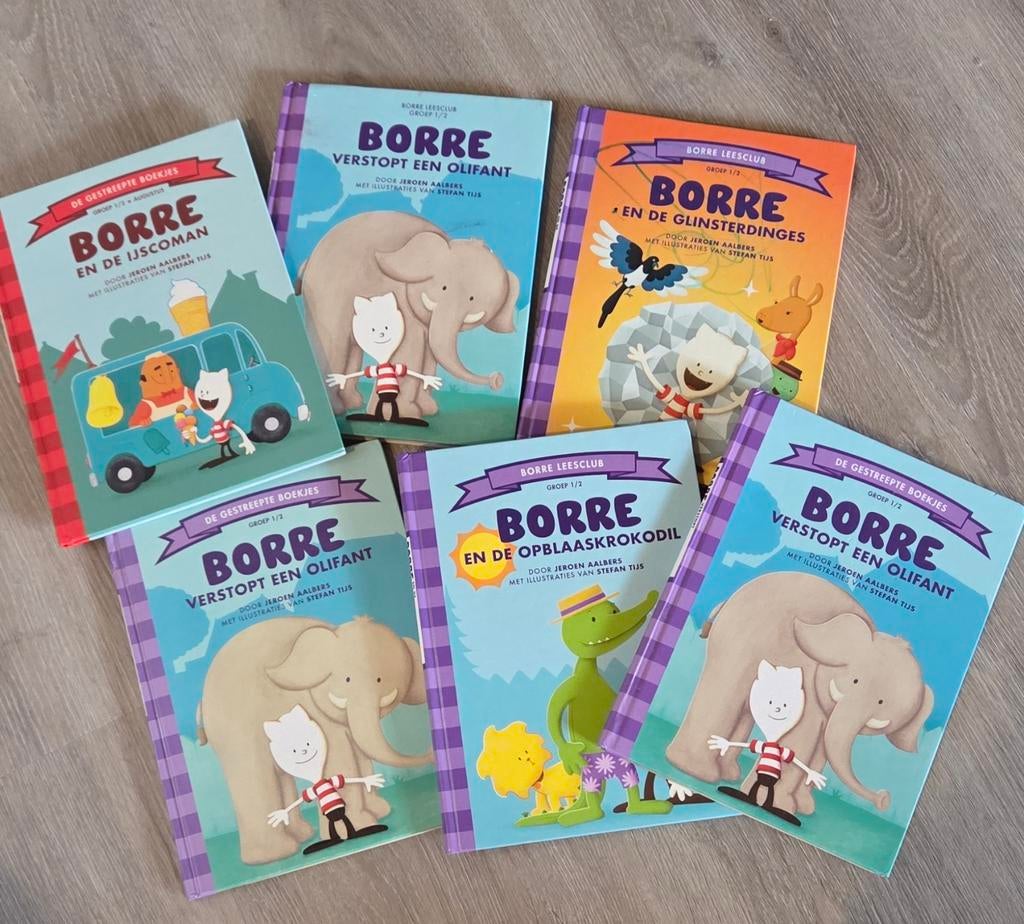 Borre boeken set van 6, Boeken, Ophalen of Verzenden