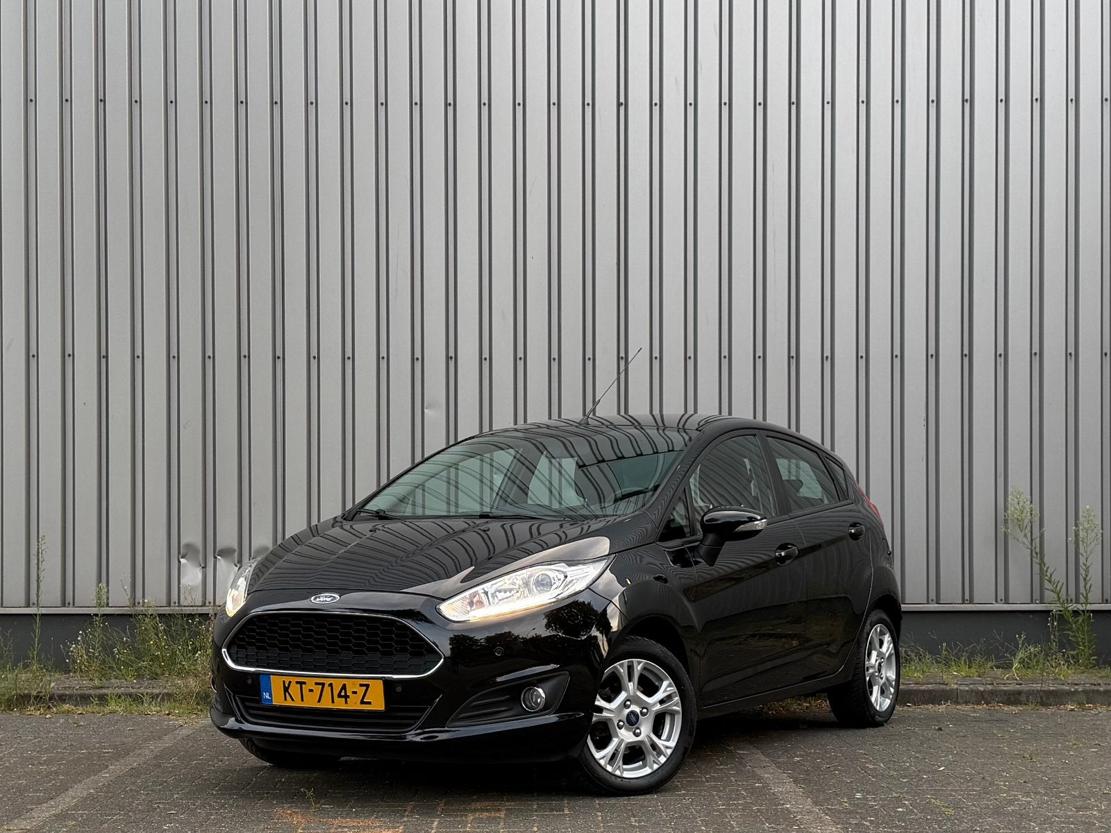 Ford Fiësta 1.0 | 5D 2016 |  Zwart | NL auto | Airco | APK |, Auto's, Voorwielaandrijving, Stof, 40 €/maand, 525 kg