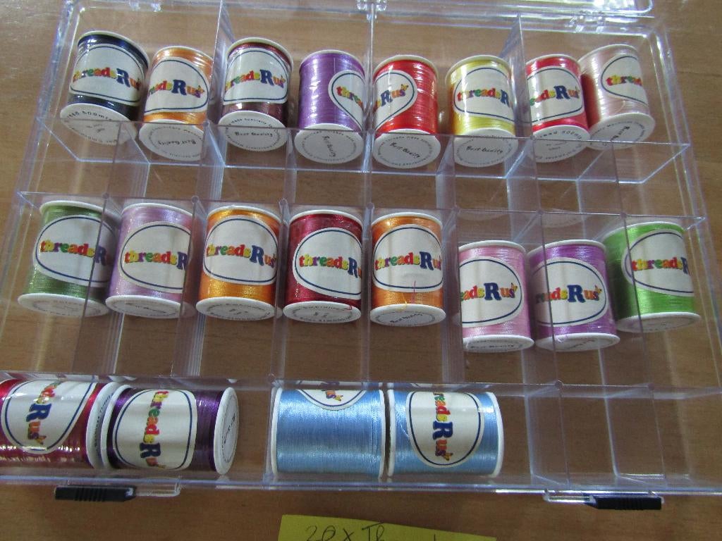 Party 20 x Threads Rus Borduurgaren in Seal incl Box ., Ophalen, Nieuw, Machineborduren, Borduurgaren of Zijde