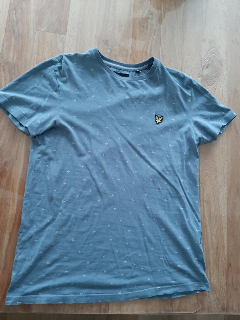 lyle en scott shirt blauw s, Ophalen, Blauw, Zo goed als nieuw, Lyle en scott