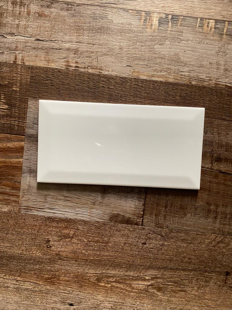 Metro witte wandtegels 20x10 cm - 74 stuks, Ophalen, Minder dan 20 cm, Zo goed als nieuw, 20 tot 40 cm