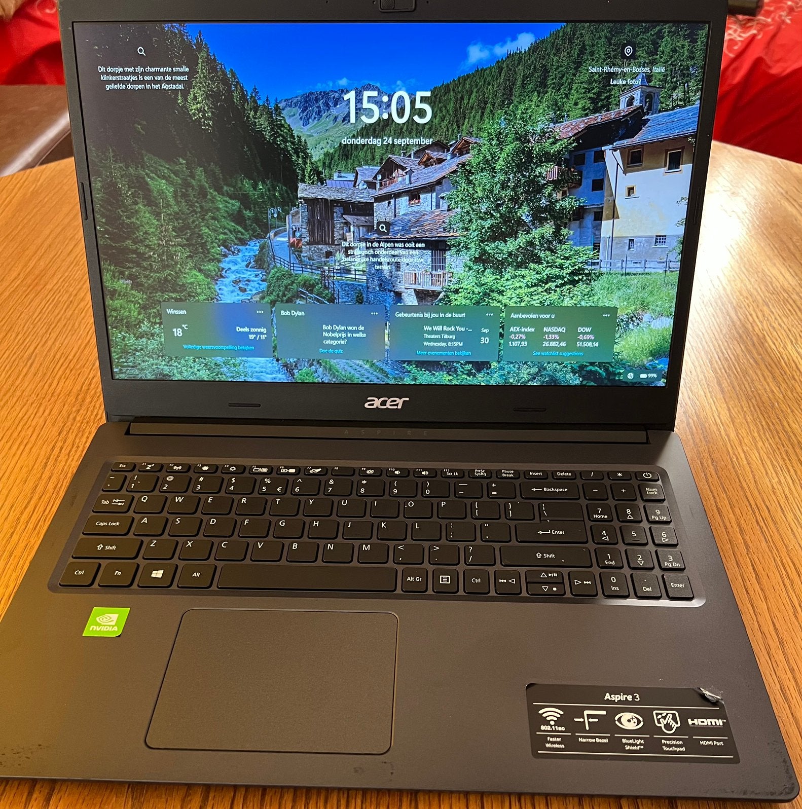Acer Laptop15.6 inch Goede Staat, Computers en Software, 4 GB of minder, 15 inch, Ophalen of Verzenden, Zo goed als nieuw